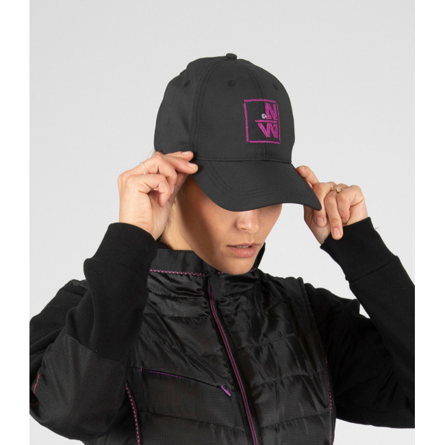 Casquette de travail Bonnie noir/fushia - Nine Worths by North Ways