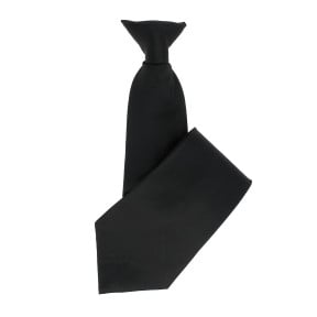 Clip-Krawatte Schwarz - Patrol Equipement