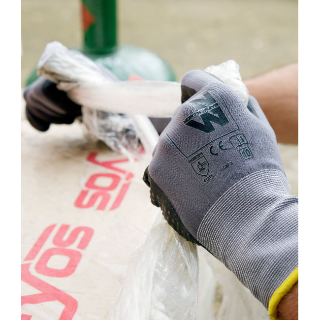 Beschermingshandschoenen met tactiele tips Criss grijs - Nine Worths by North Ways
