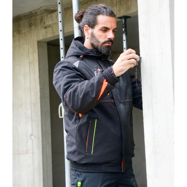 GESTEPPTE ARBEITSJACKE MORANE SCHWARZ - Nine Worths by North Ways