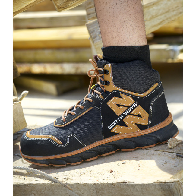 Chaussures de sécurité montantes Sanders S3 SRC - Nine Worths by North Ways