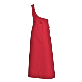 Metzgerschürze aus Polyester und Baumwolle rot - SNV