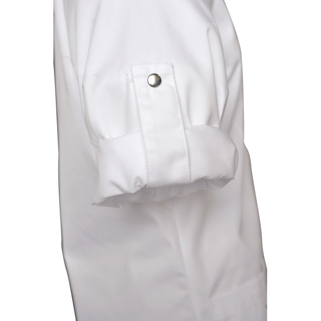 Blouse de travail femme en coton Britney MR blanc - SNV