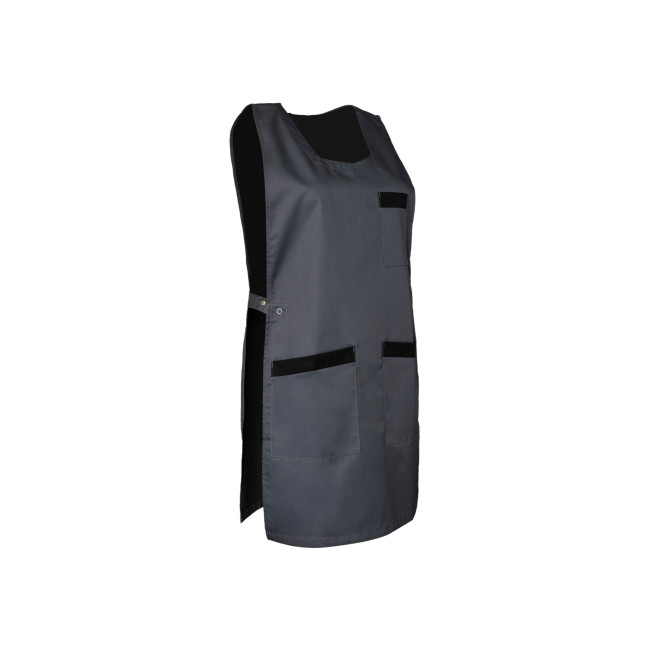 Chasuble professionnelle Gris Nimbus/Noir Femme GLADYS - SNV 
