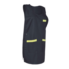 Dames chasuble Gladys Zwart en pistache - SNV