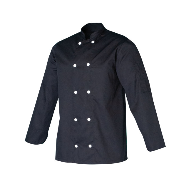 Veste de cuisine Noire manches longues FABRICE - SNV