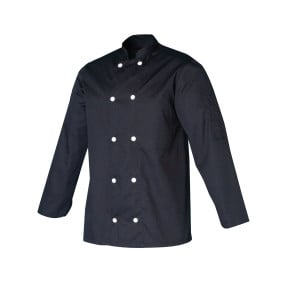 Veste de cuisine Noire manches longues FABRICE - SNV