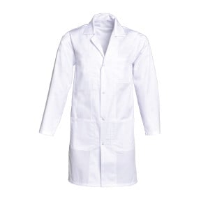 Blouse homme antistatique Xavier Blanc - SNV