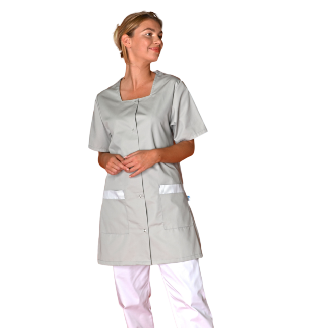 donna 3/4 mc pc gris clair - snv