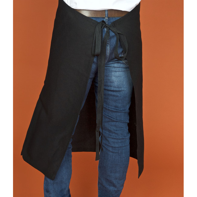 Schwarze Kellnerschürze mit Taschen - SNV