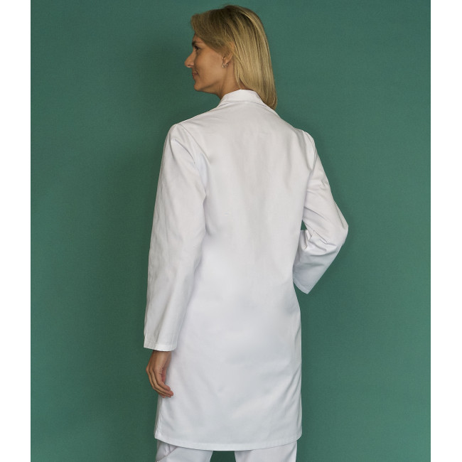 Blouse manches longues coton Madona Blanc - SNV