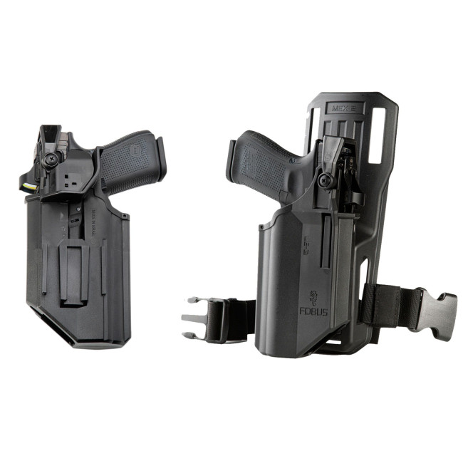 Holster pour glock 19, 19X, 17, 45 avec accessoire port ceinture Fobus - Patrol Equipements