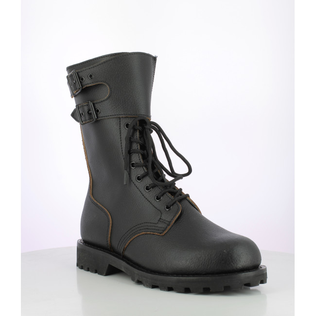 Französische Armeestiefel aus genarbtem Leder - Ares