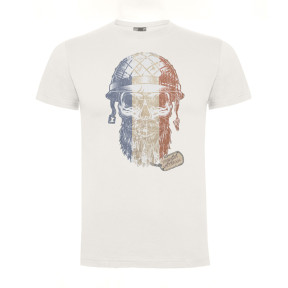 Tee-shirt 100% coton FRENCH VETERAN blanc - Army Design by Summit Outdoor