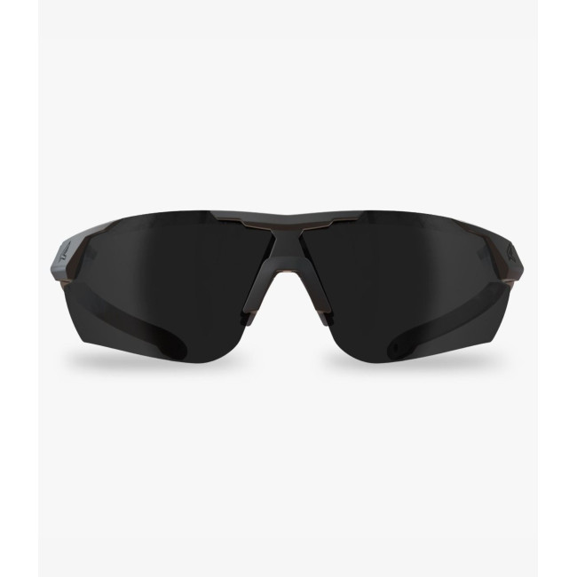 Lunettes balistiques Phantom Rescue avec monture noire et verres fumés - Edge Tactical