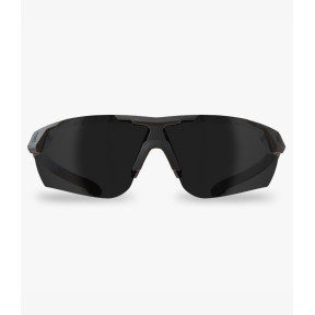 Lunettes balistiques Phantom Rescue avec monture noire et verres fumés - Edge Tactical