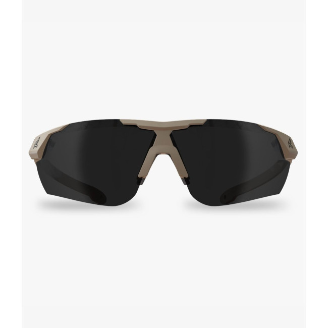 Lunettes balistiques Phantom Rescue avec monture sable et verres fumés - Edge Tactical