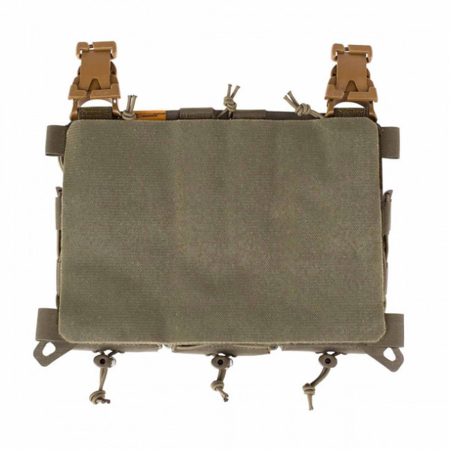 Panneau avant pour gilet porte-plaques avec porte chargeur triple multi-calibre MX234 stonegrey - Lindnerhof