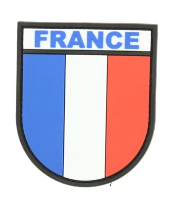 Écusson PVC France Tricolore monté sur velcro - DMB Products