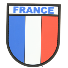 Écusson PVC France Tricolore monté sur velcro - DMB Products