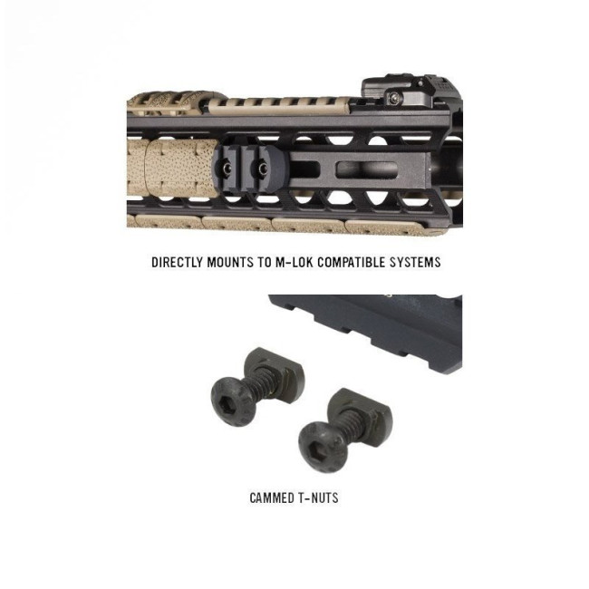 M-LOK Aluminium Schienensegment, 3 Slots - Magpul