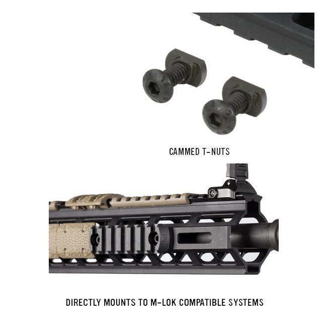 5rail picatinny 7 bevestigingsplaatsen m-lok - Magpul