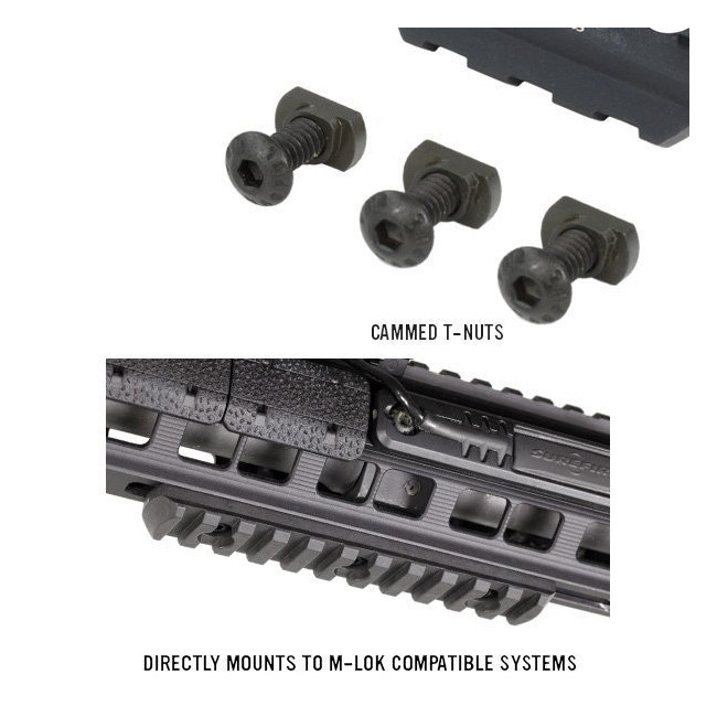 Rail picatinny 11 emplacements fixation m-lok - Magpul