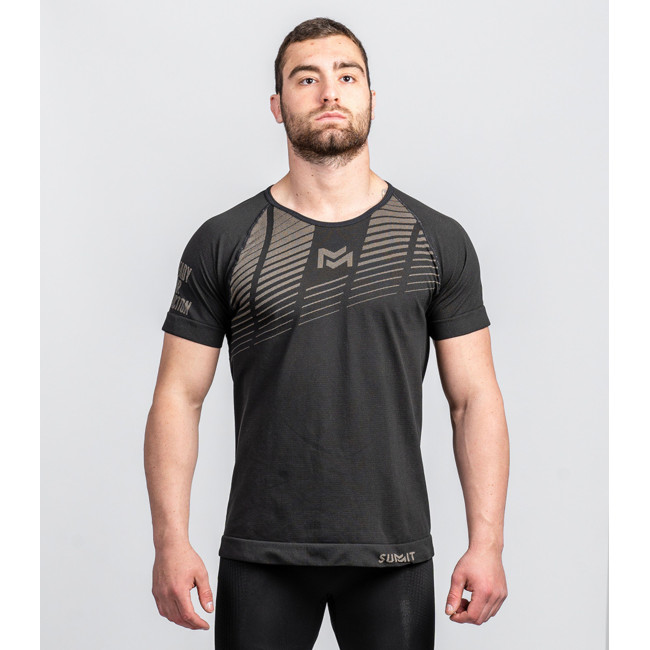 T-shirt RUSH Active Line Noir Tan - Summit Outdoor
