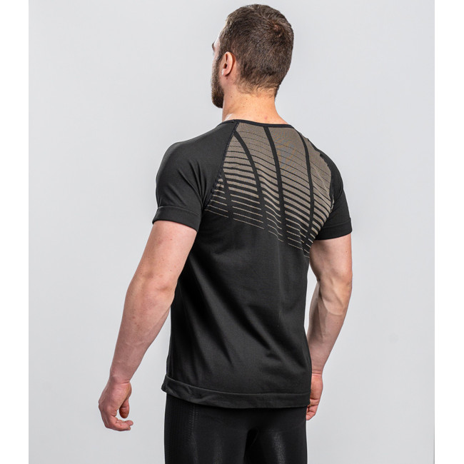 T-shirt RUSH Active Line Noir Tan - Summit Outdoor