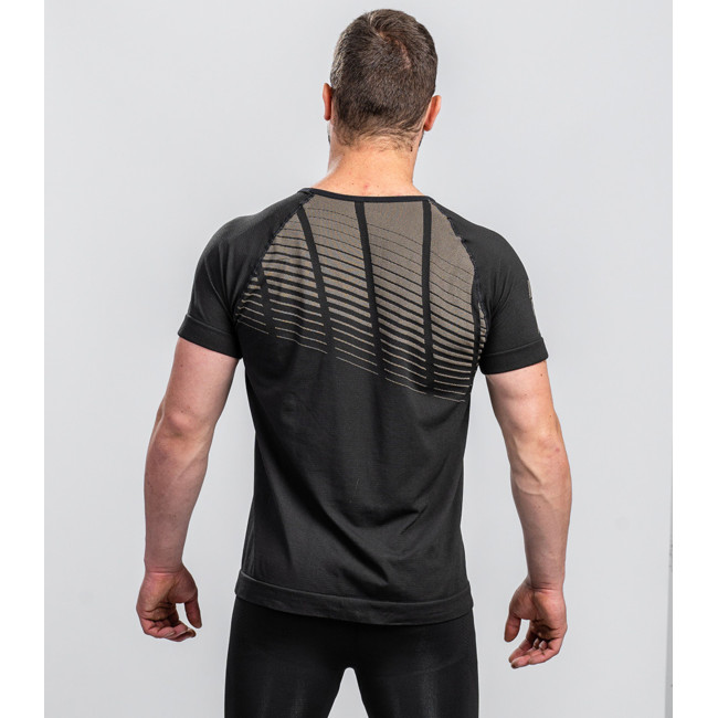 T-shirt RUSH Active Line Czarny Tan - Summit Outdoor
