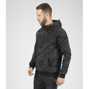 Sweat à capuche de travail ALCA camo gris - Nine Worths by North Ways