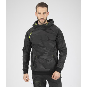 Sweat à capuche de travail ALCA camo gris - Nine Worths by North Ways