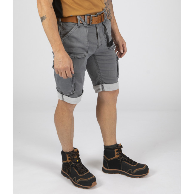 Bermuda de travail BOLT gris - Nine Worths by North Ways