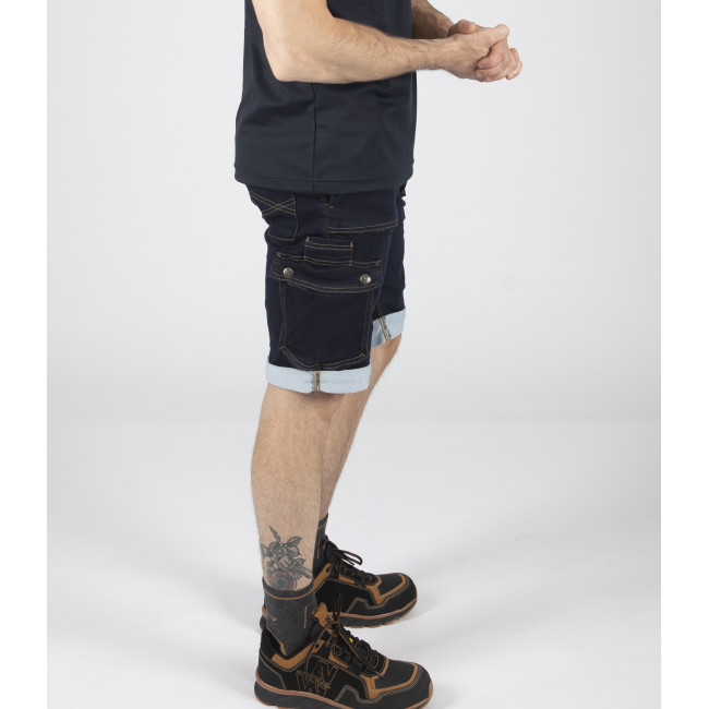Bermudy robocze BOLT raw jean - Nine Worths by North Ways