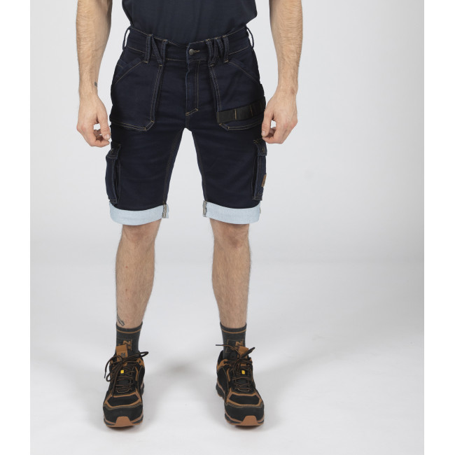 Bermuda de travail BOLT raw jean - Nine Worths by North Ways