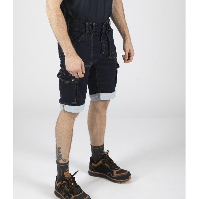 Bermudy robocze BOLT raw jean - Nine Worths by North Ways