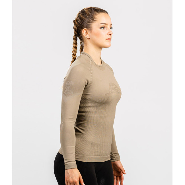 T-shirt Extreme Line ANNAPURNA Dames Coyote lange mouwen - Summit Outdoor