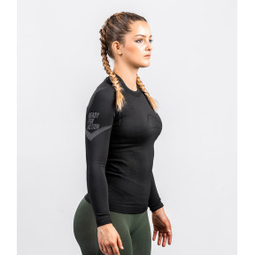 Tee-shirt Extrême Line ANNAPURNA Femme Noir manches longues - Summit Outdoor