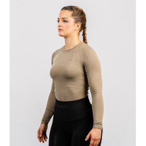 Damen Technical Langarm-T-Shirt Coyote - Summit Outdoor