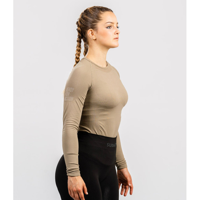 Tee-shirt Technical femme manches longues Coyote - Summit Outdoor