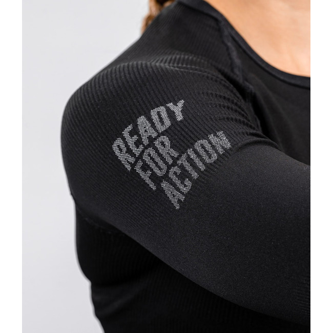 Technical SEQUOIA dames T-shirt lange mouwen Zwart - Summit Outdoor