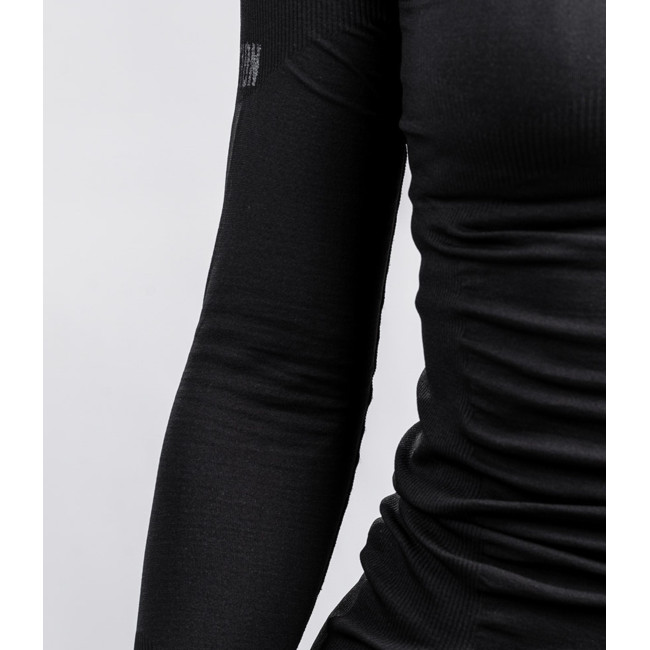 Tee-shirt Technical SEQUOIA femme manches longues Noir - Summit Outdoor