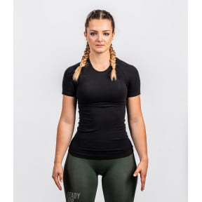 Tee-shirt manches courtes HÉLIUM Active Line femme noir - Summit Outdoor