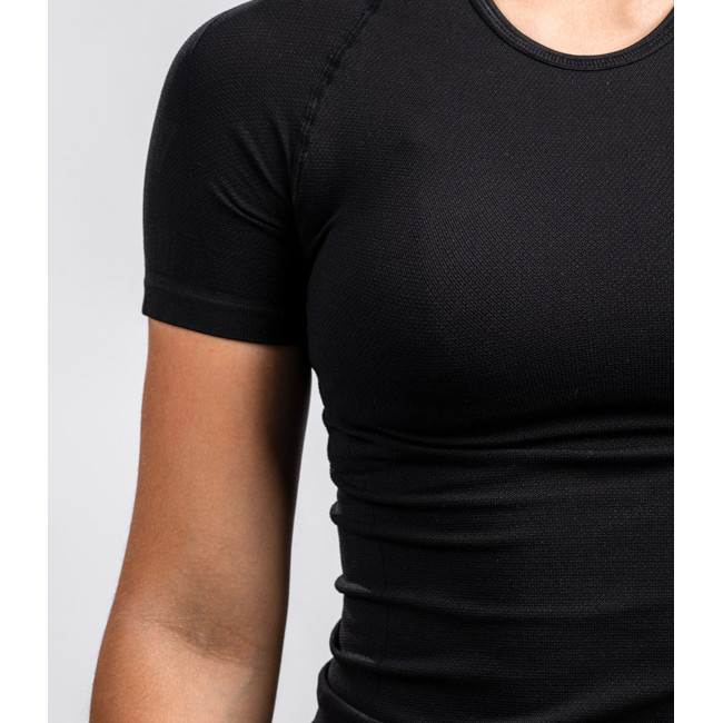 Tee-shirt manches courtes HÉLIUM Active Line femme noir - Summit Outdoor