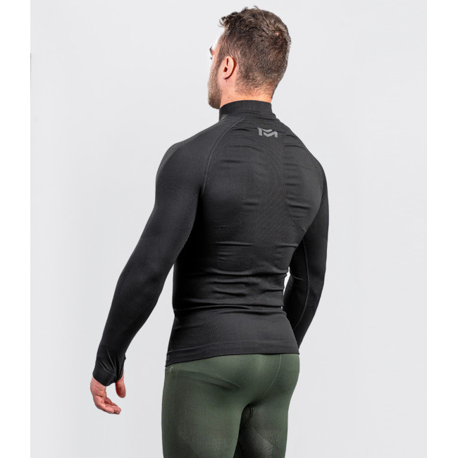ALASKA Extreme Line Sweatshirt mit Reißverschlusskragen schwarz - Summit Outdoor