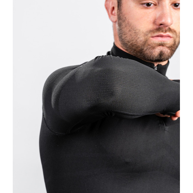 Sweatshirt met rits ALASKA Extreme line zwart - Summit Outdoor