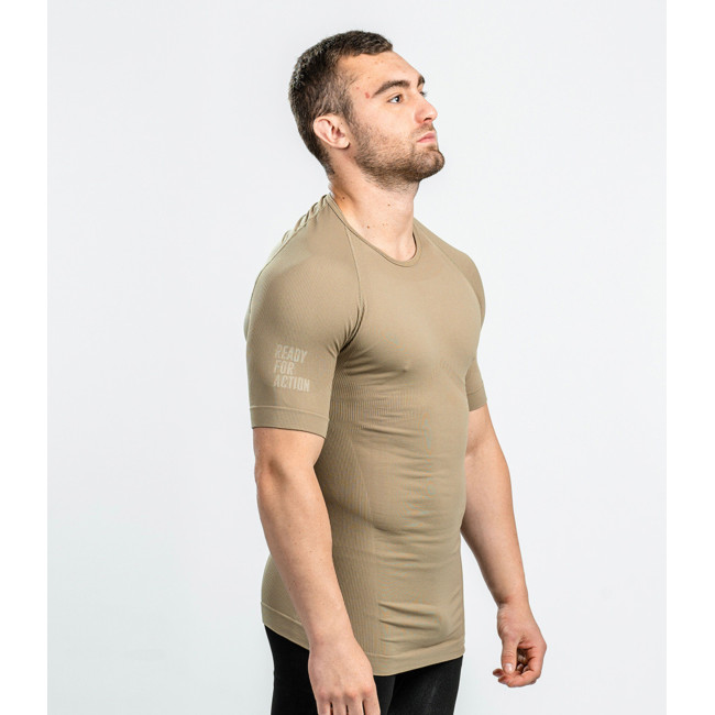T-SHIRT TECHNICAL LINE ACTION KURZARM COYOTE - SUMMIT OUTDOOR