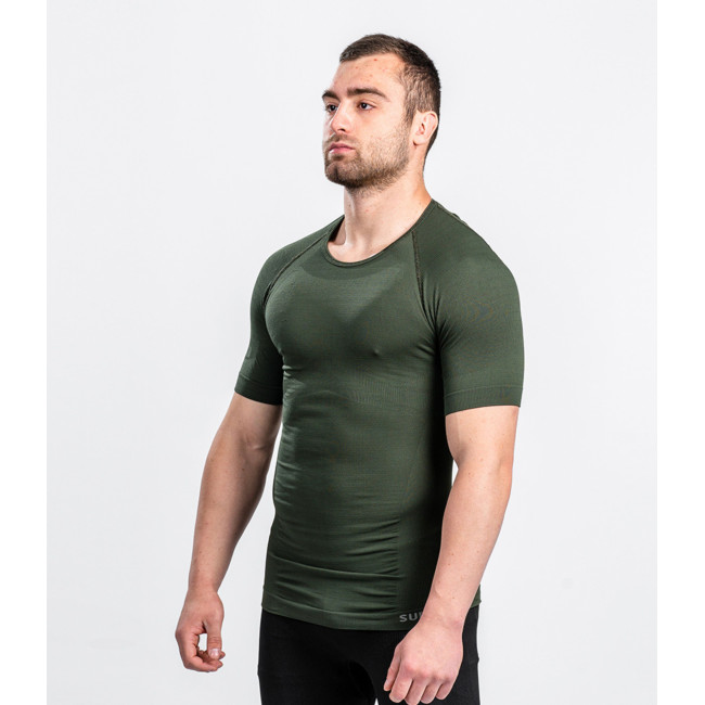 T-SHIRT TECHNICAL LINE ACTION KURZARM OLIVGRÜN OD - SUMMIT OUTDOOR