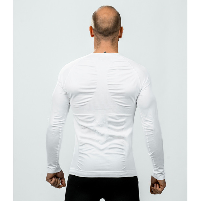 Tee-shirt ML Technical Line ATACAMA Col rond Blanc - Summit Outdoor