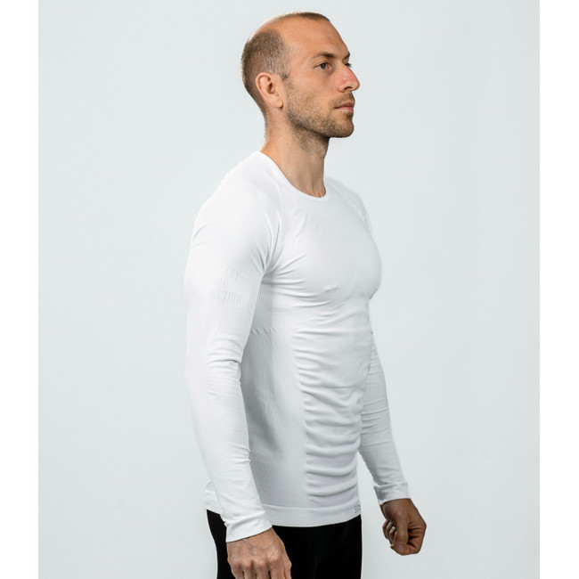 Langarm-T-Shirt Technical Line ATACAMA Rundhals Weiß - Summit Outdoor